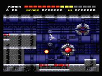une photo d'Ã©cran de Space Manbow sur MSX